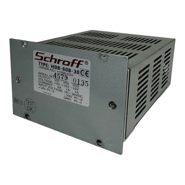 Schroff HDB-60B-30 Netzteil +5V +15V -15V