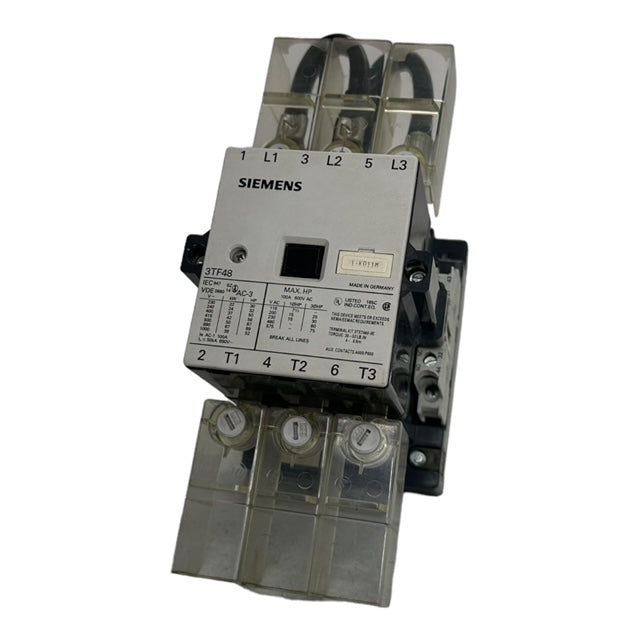 Siemens 3TF48 Leitungsschütz Contactor 3TF4822-0AL2