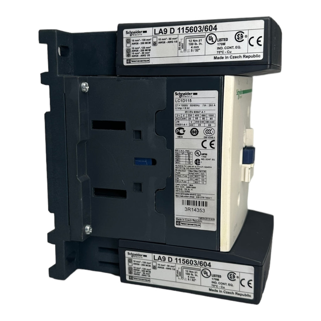 Schneider Electric LC1D115P7 / LC1D115 Leistungsschütz Schütz LA9D115603/604