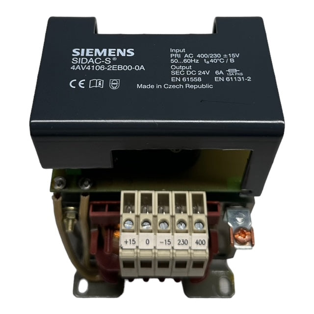 Siemens SIDAC-S 4AV4106-2EB00-0A Transformator  | 4AV4 / 50/60Hz / 230/400VAC