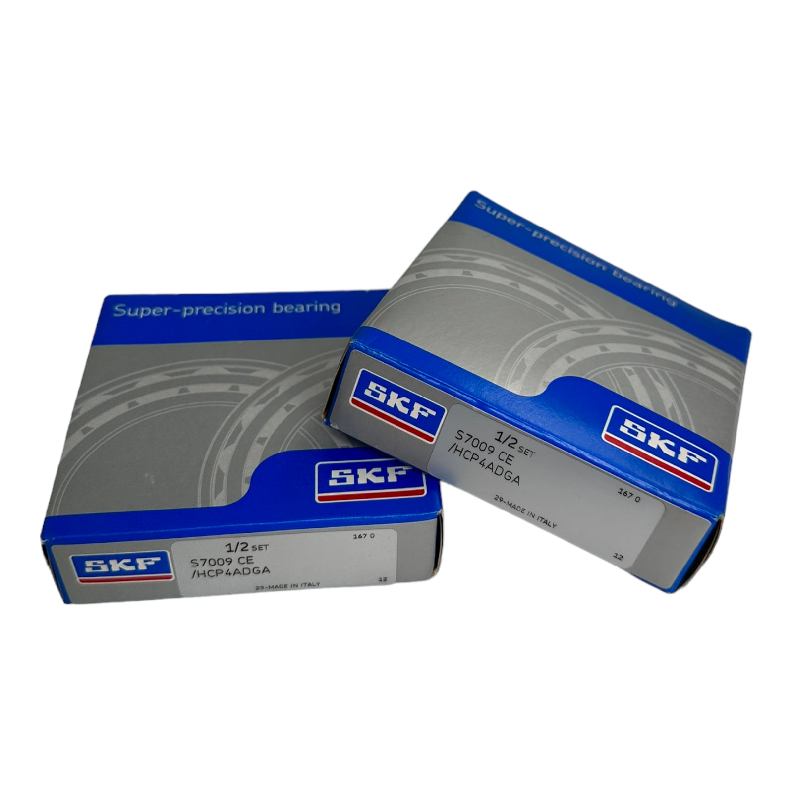 2x SKF S7009CE/HCP4ADGA Superpräzisions-schrägkugellager Kugellager 45x75x32mm