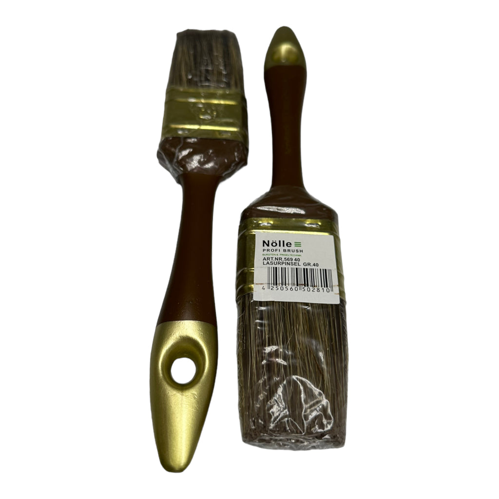 2x Nölle Pinsel Lasurpinsel Acryllackpinsel 40mm Polyesterborste Acryl 56940
