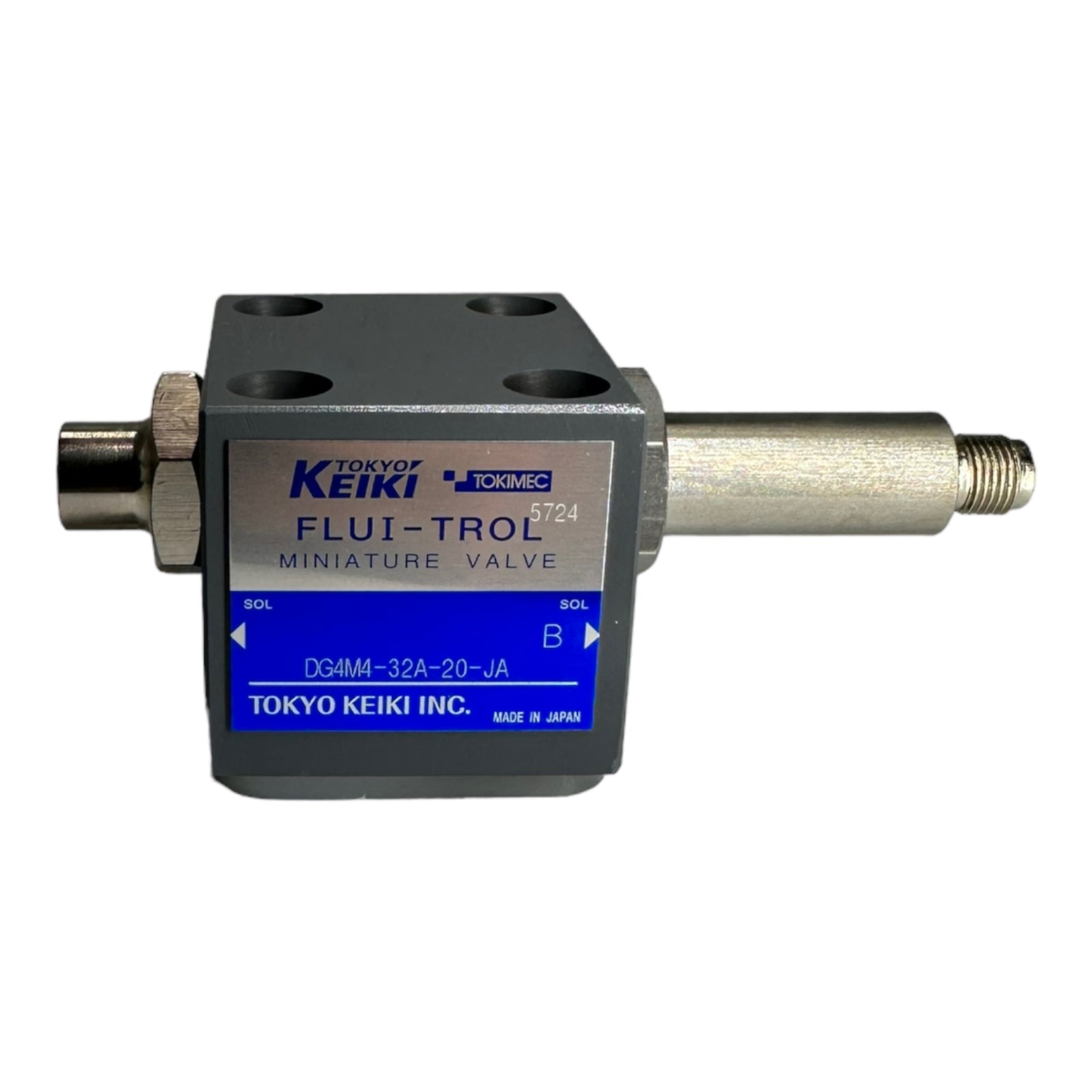 Tokyo Keiki Tokimec Flui-trol miniatur directional control valve Wegeventil DG4M