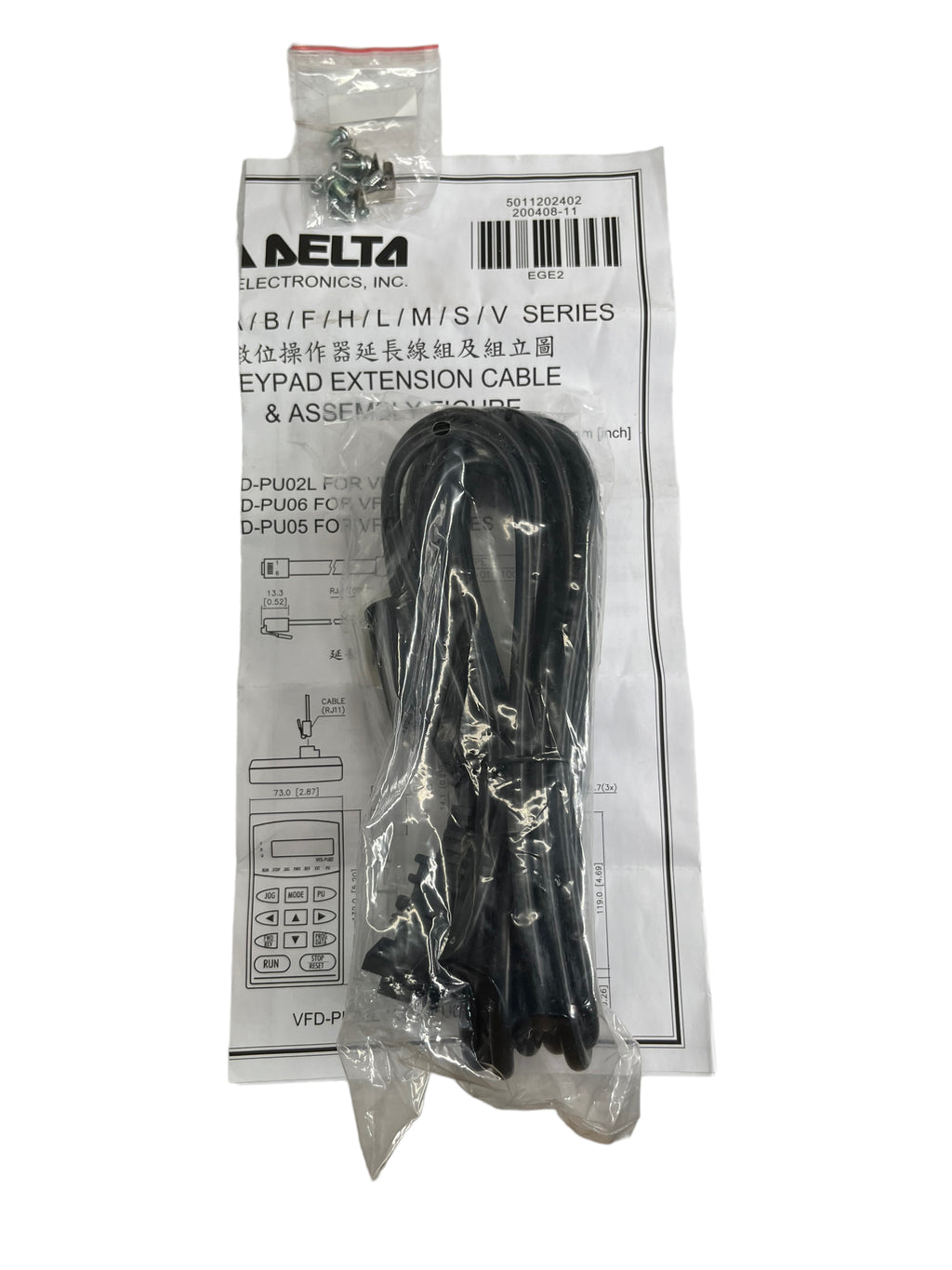 Delta Electronics EG3010A Tastatur Verlängerungskabel Keypad Extension Cable