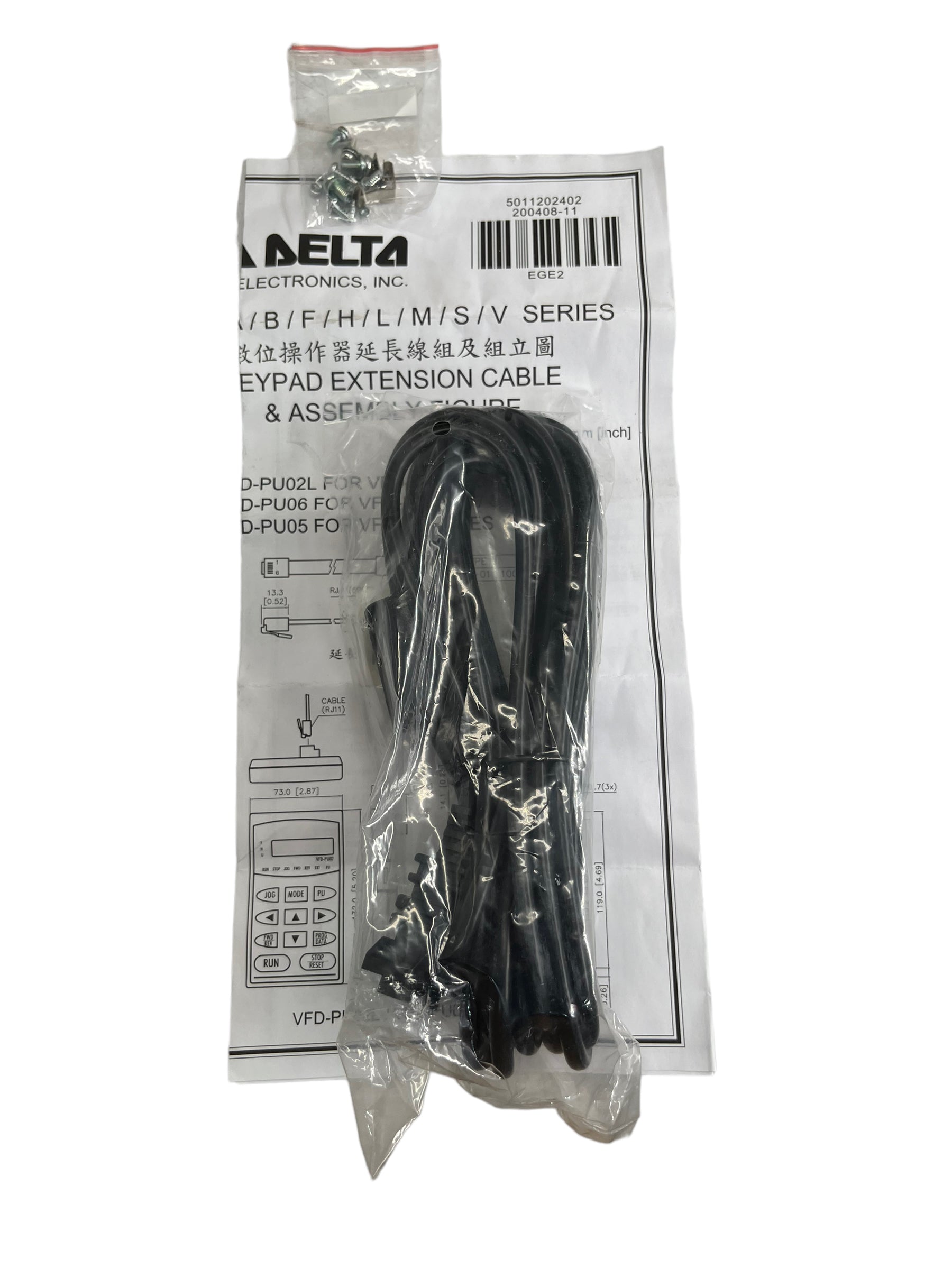 Delta Electronics EG3010A Tastatur Verlängerungskabel Keypad Extension Cable