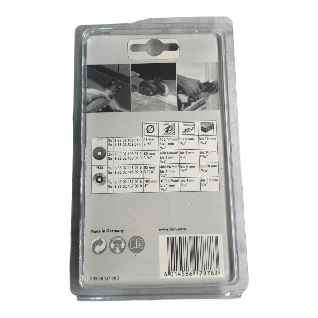 2x Fein 63502102016 HSS-Sägeblatt SuperCut 63mm