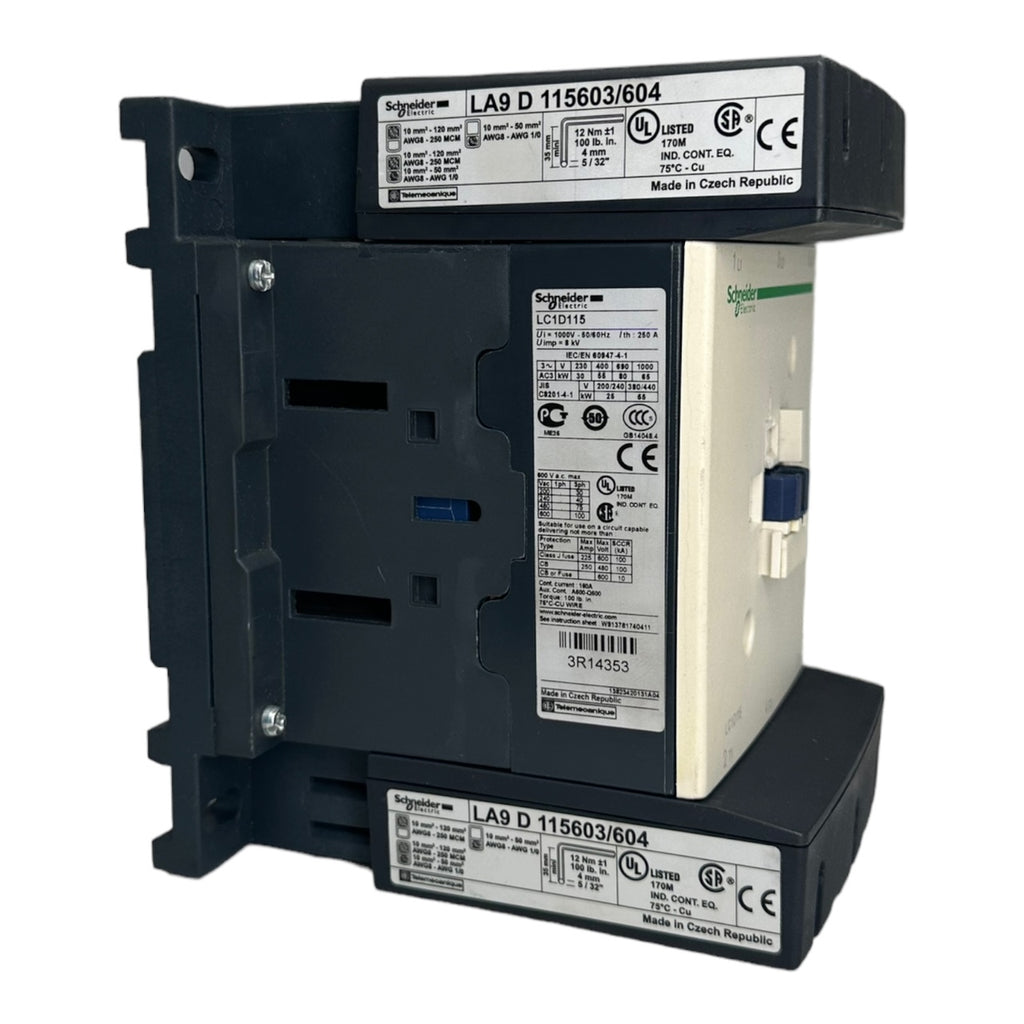 Schneider Electric LC1D115P7 / LC1D115 Leistungsschütz Schütz LA9D115603/604