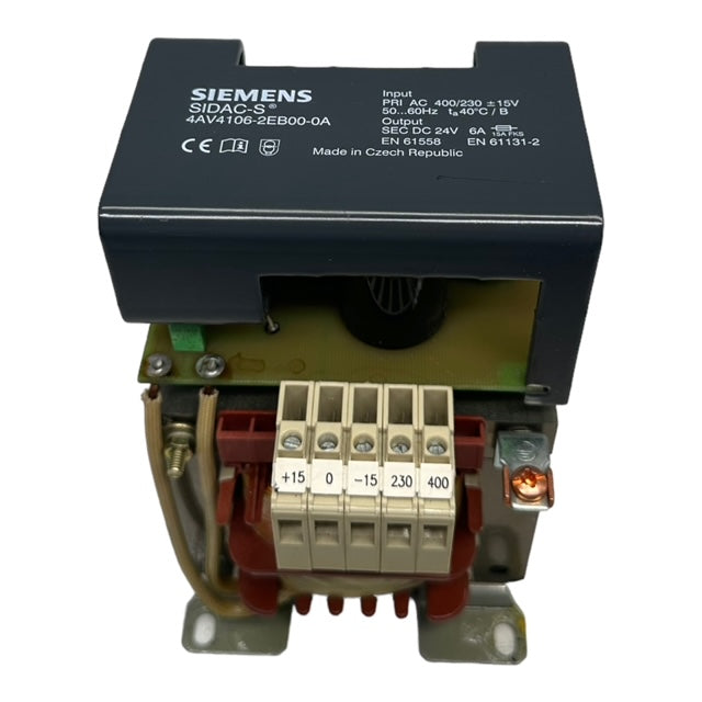 Siemens SIDAC-S 4AV4106-2EB00-0A Transformator  | 4AV4 / 50/60Hz / 230/400VAC