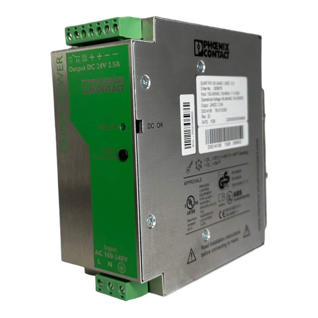 Phoenix Contact QUINT-PS-100-240AC/24DC/2,5 Netzteil Stromversorgung / 2938578