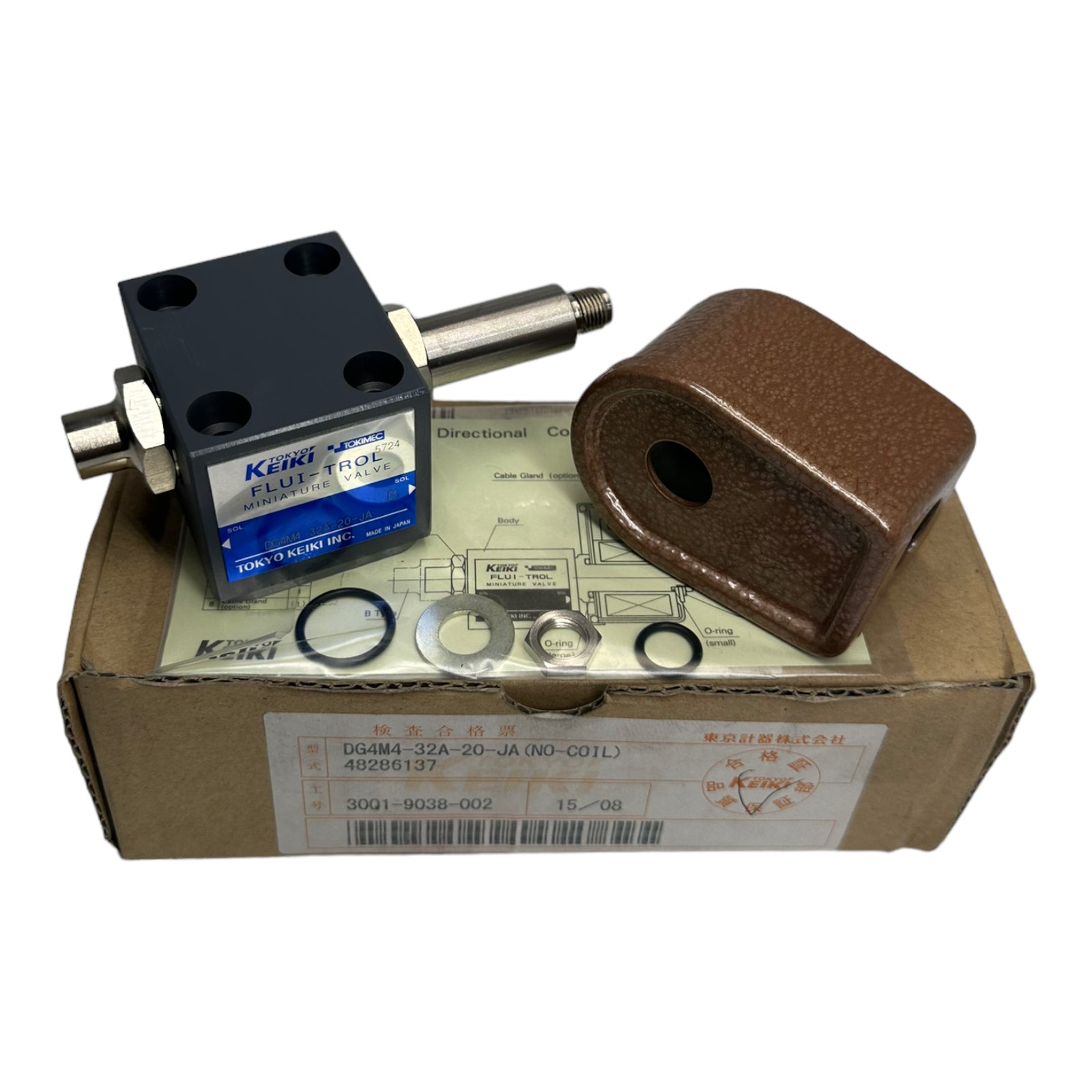 Tokyo Keiki Tokimec Flui-trol miniatur directional control valve Wegeventil DG4M