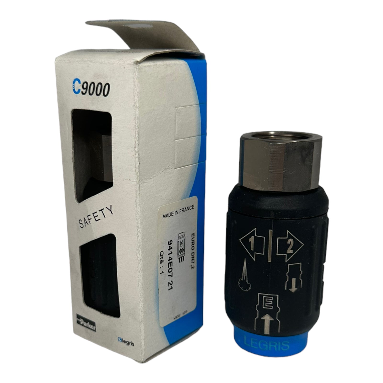 Parker Legris Sicherheitskupplung C9000 SchnellKupplung DN7,2 / 16bar