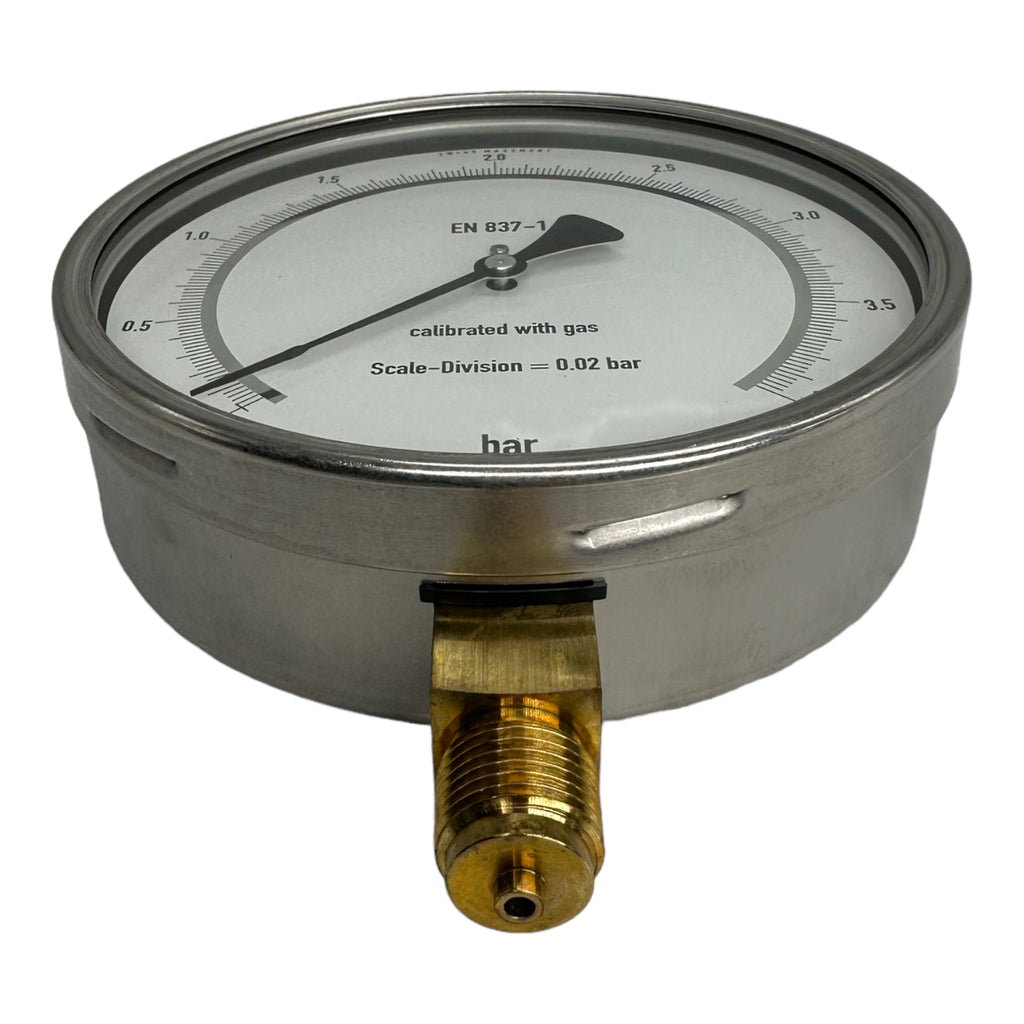 WIKA 312.20.160 Manometer Feinmessmanometer 4bar G1/2B unten 160mm