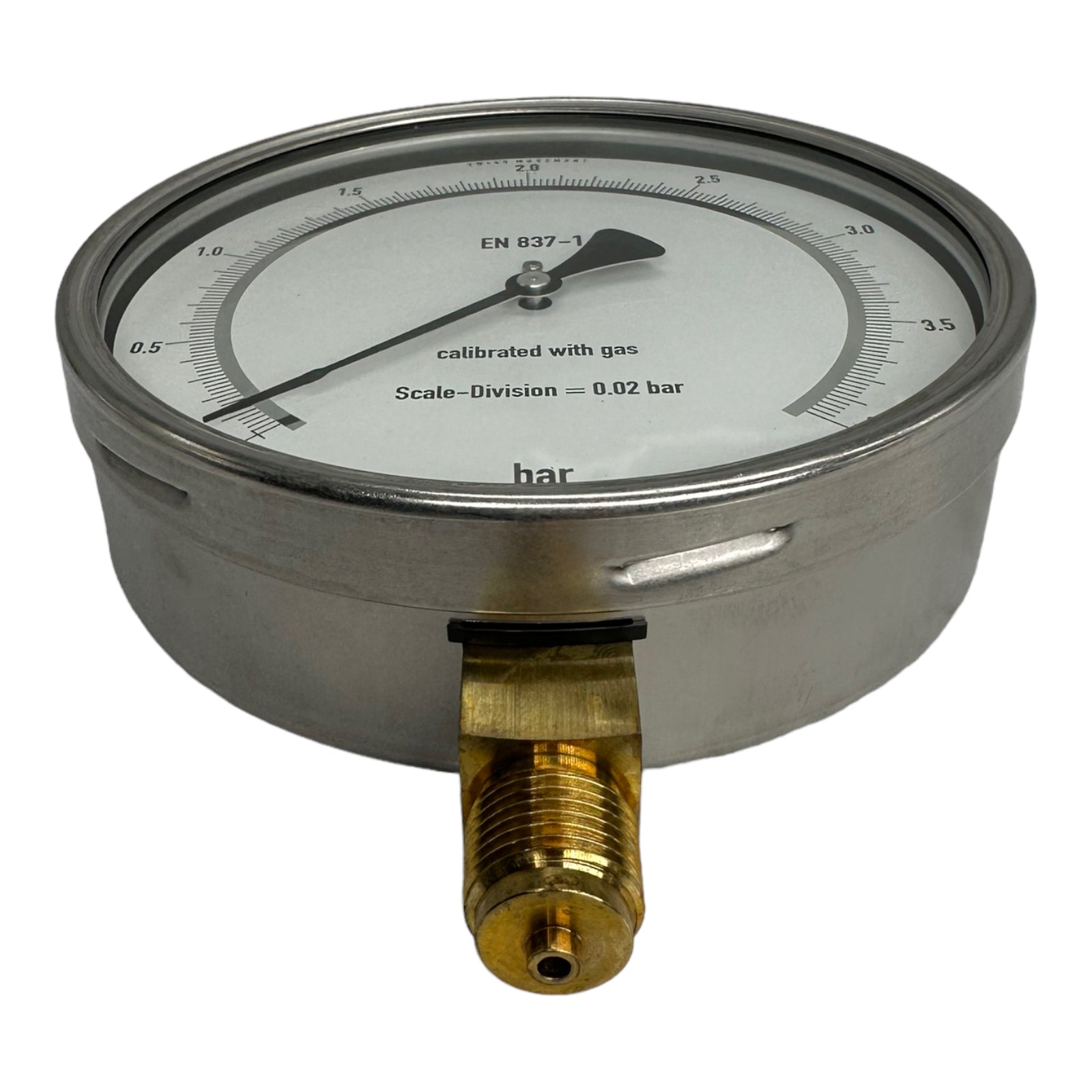 WIKA 312.20.160 Manometer Feinmessmanometer 4bar G1/2B unten 160mm
