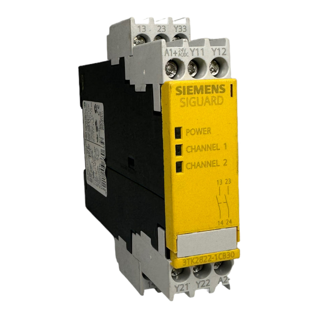 Siemens 3TK2822-1CB30 Sicherheitsschaltgerät Sichereitsrelais Spule 24V AC/DC