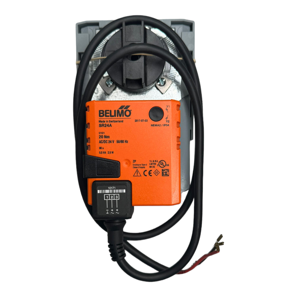 Belimo SR24A Drehantrieb, Antrieb 20Nm, AC/DC 24V, Auf/Zu, 3-Punkt, 90s, IP54