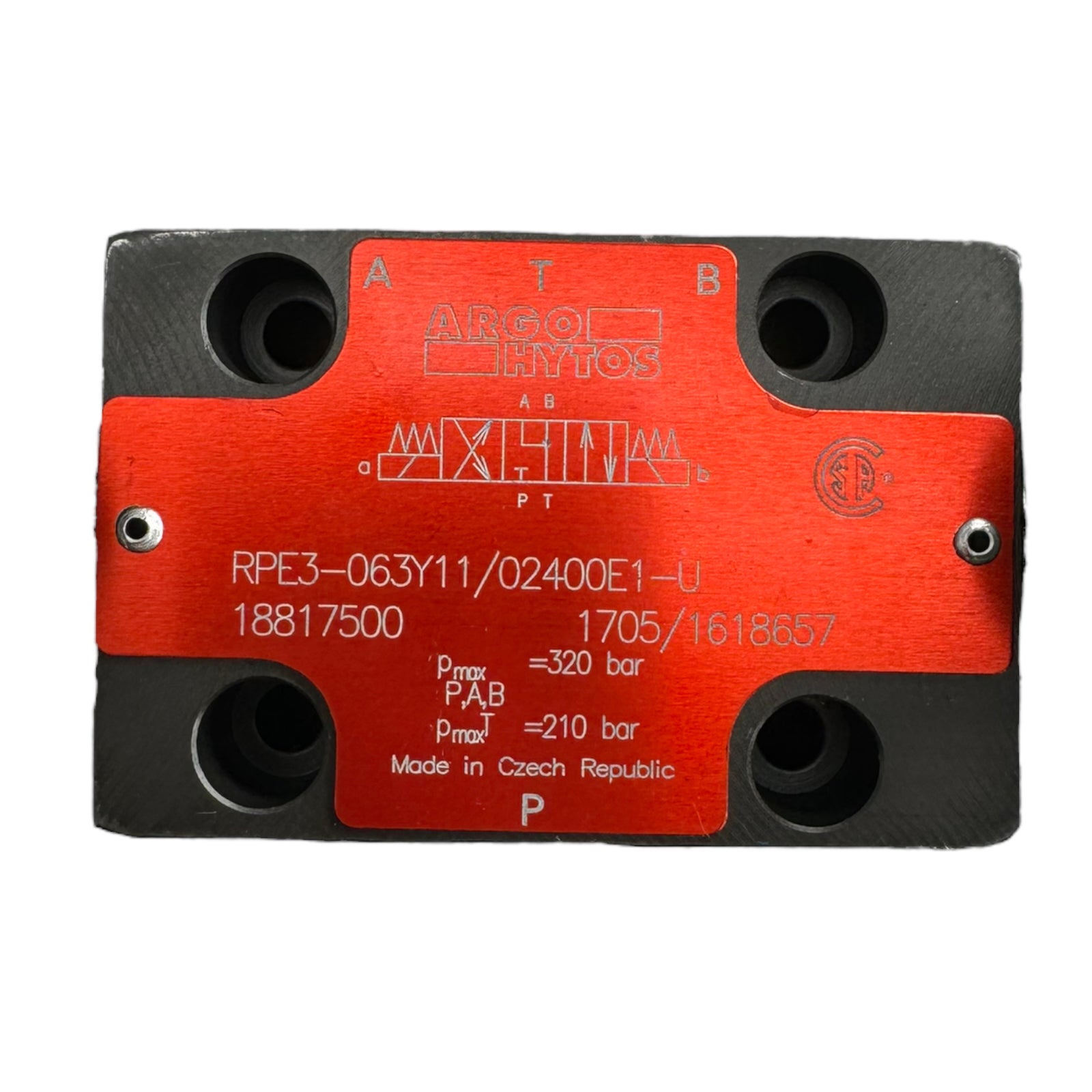 Argo Hytos RPE3-063Y11/02400E1-U Pmax=320bar Wegeventil Magnetventil