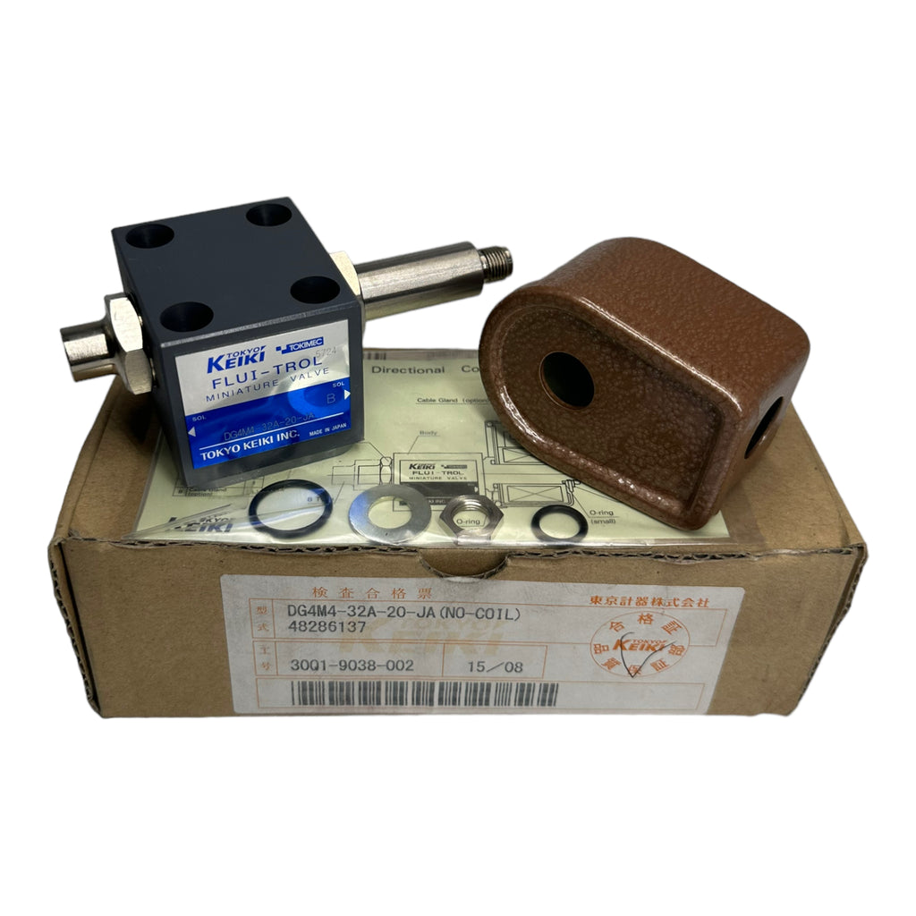 Tokyo Keiki Tokimec Flui-trol miniatur directional control valve Wegeventil DG4M