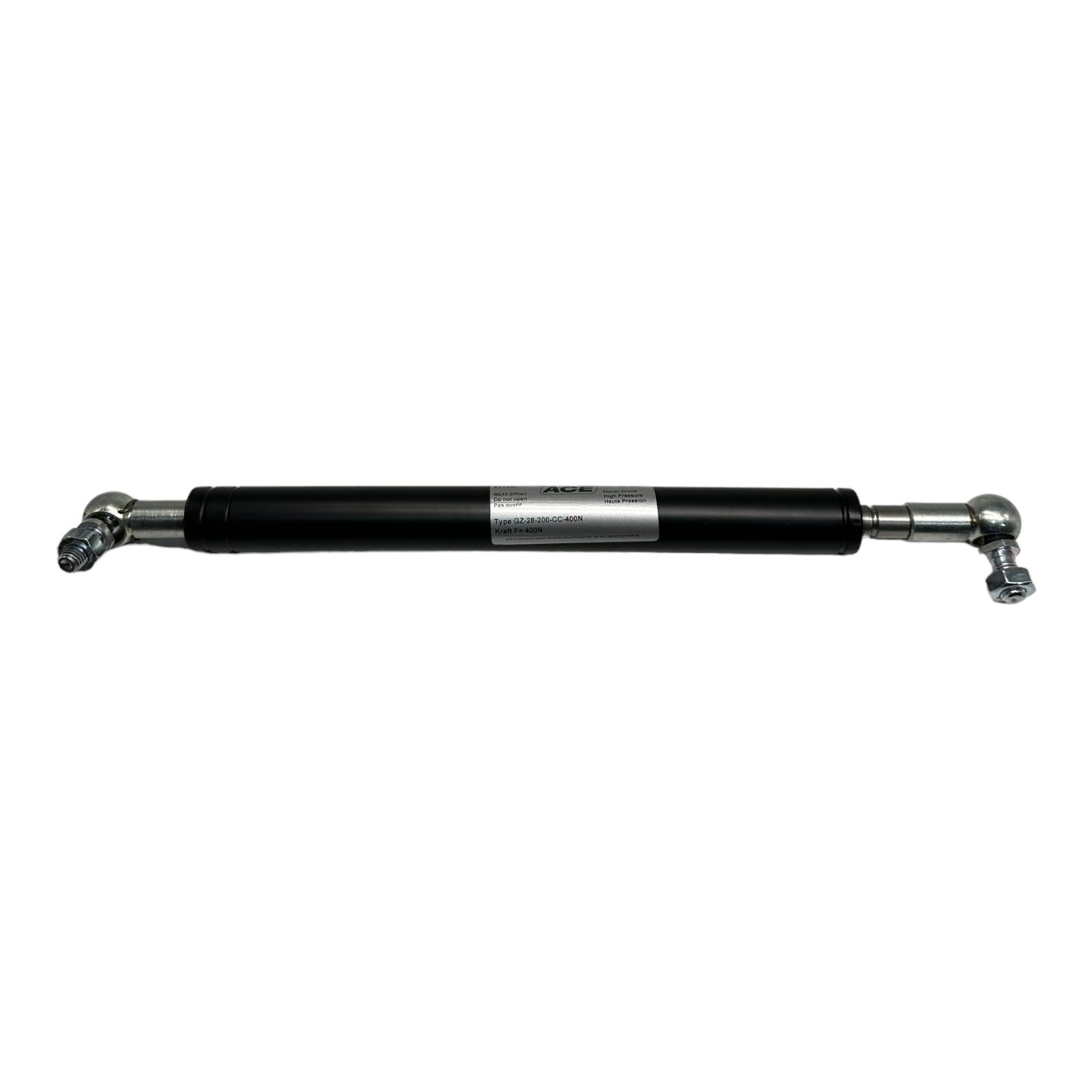 ACE Gaszugfeder / Gasfederzug GZ-28-200-CC-400N Kraft N= 400N