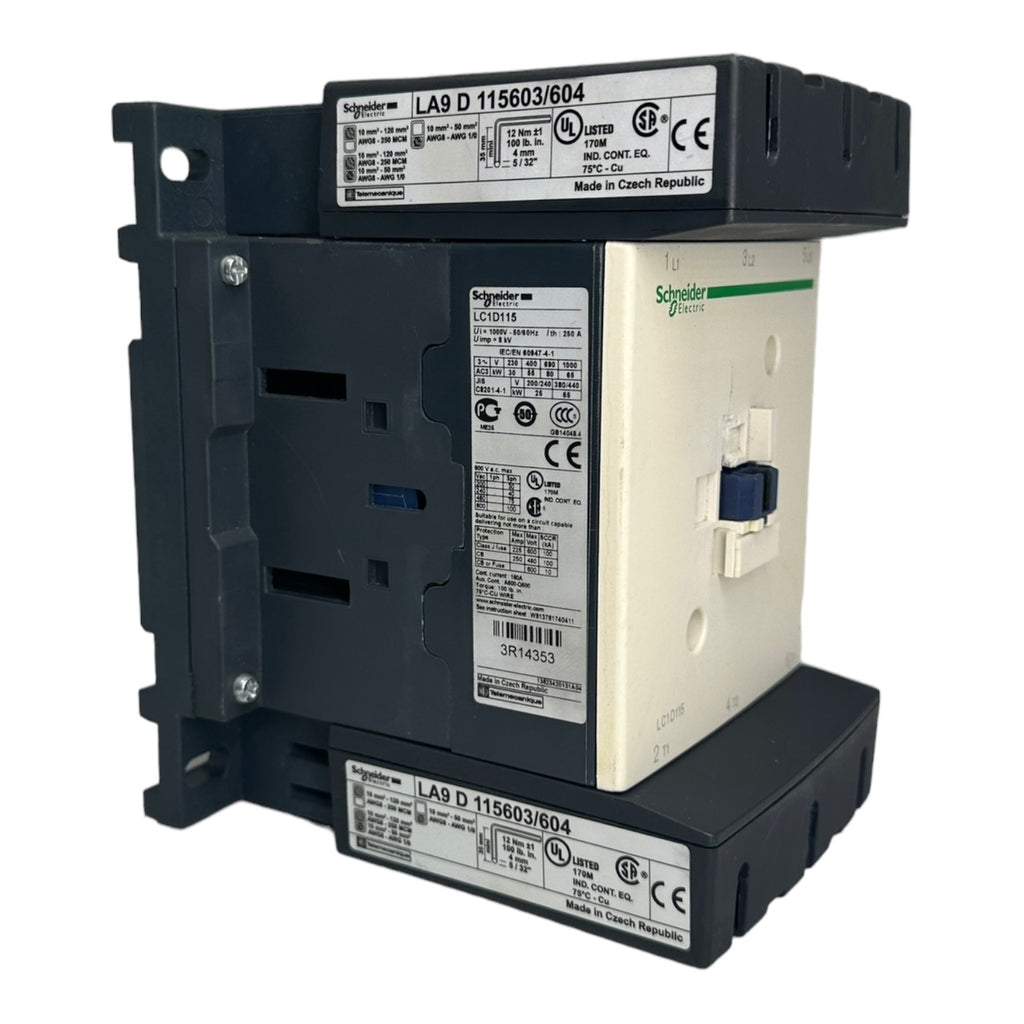 Schneider Electric LC1D115P7 / LC1D115 Leistungsschütz Schütz LA9D115603/604