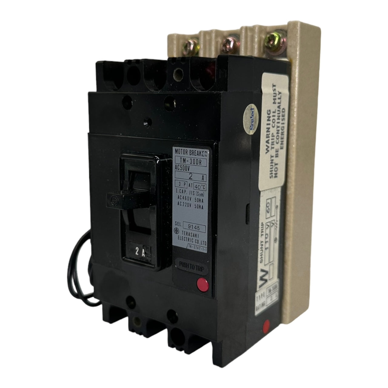 Leistungsschutzschalter Motorschutzschalter Schalter 2A / 3P / 110V / 60Hz
