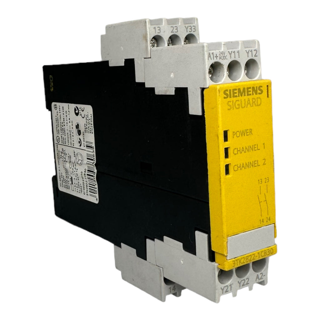 Siemens 3TK2822-1CB30 Sicherheitsschaltgerät Sichereitsrelais Spule 24V AC/DC