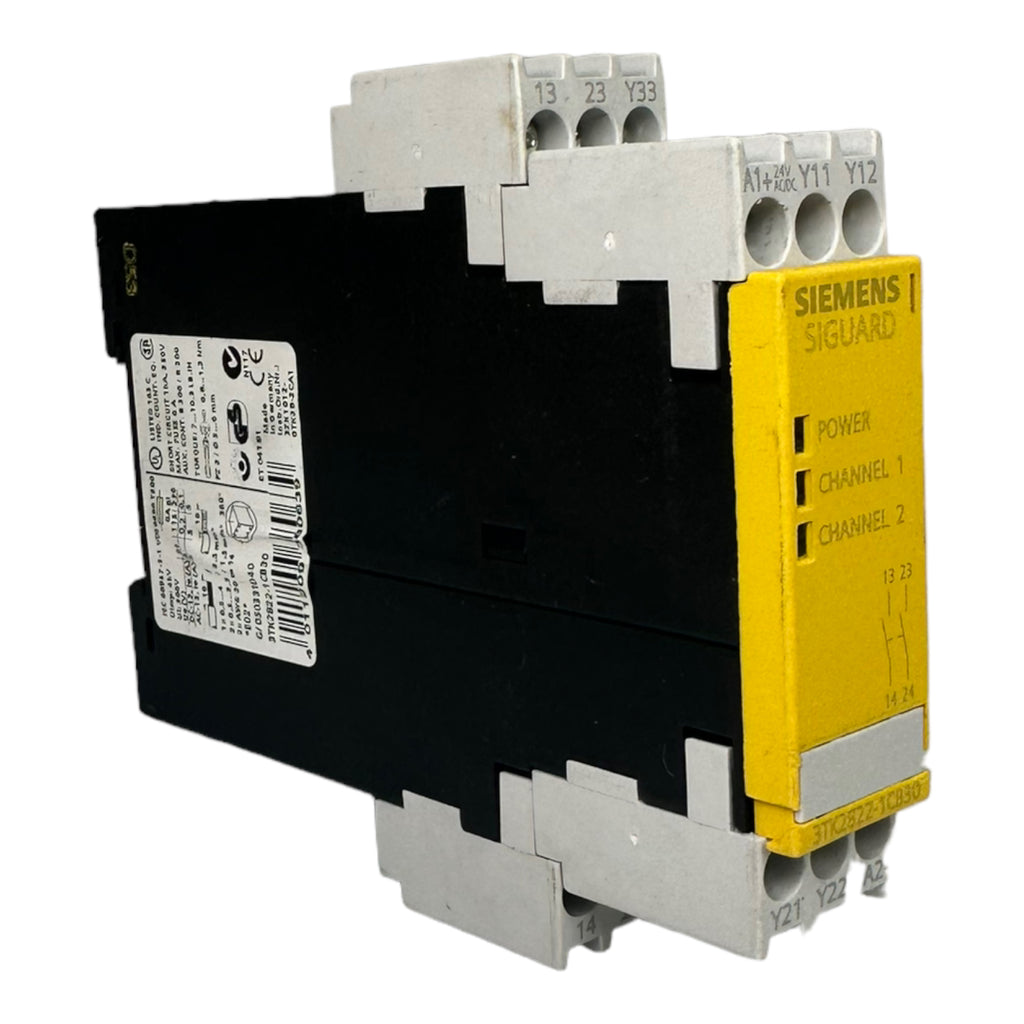 Siemens 3TK2822-1CB30 Sicherheitsschaltgerät Sichereitsrelais Spule 24V AC/DC