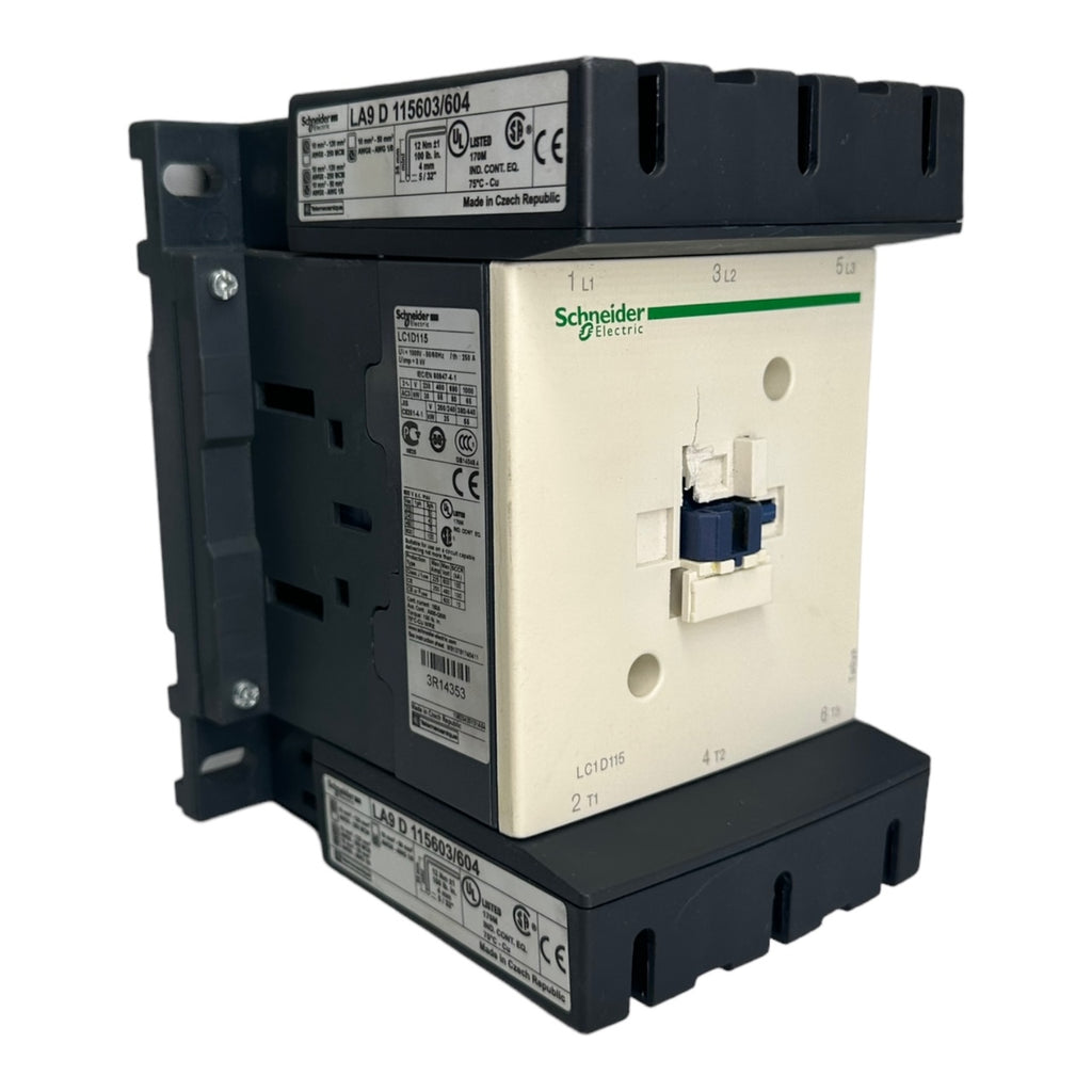 Schneider Electric LC1D115P7 / LC1D115 Leistungsschütz Schütz LA9D115603/604