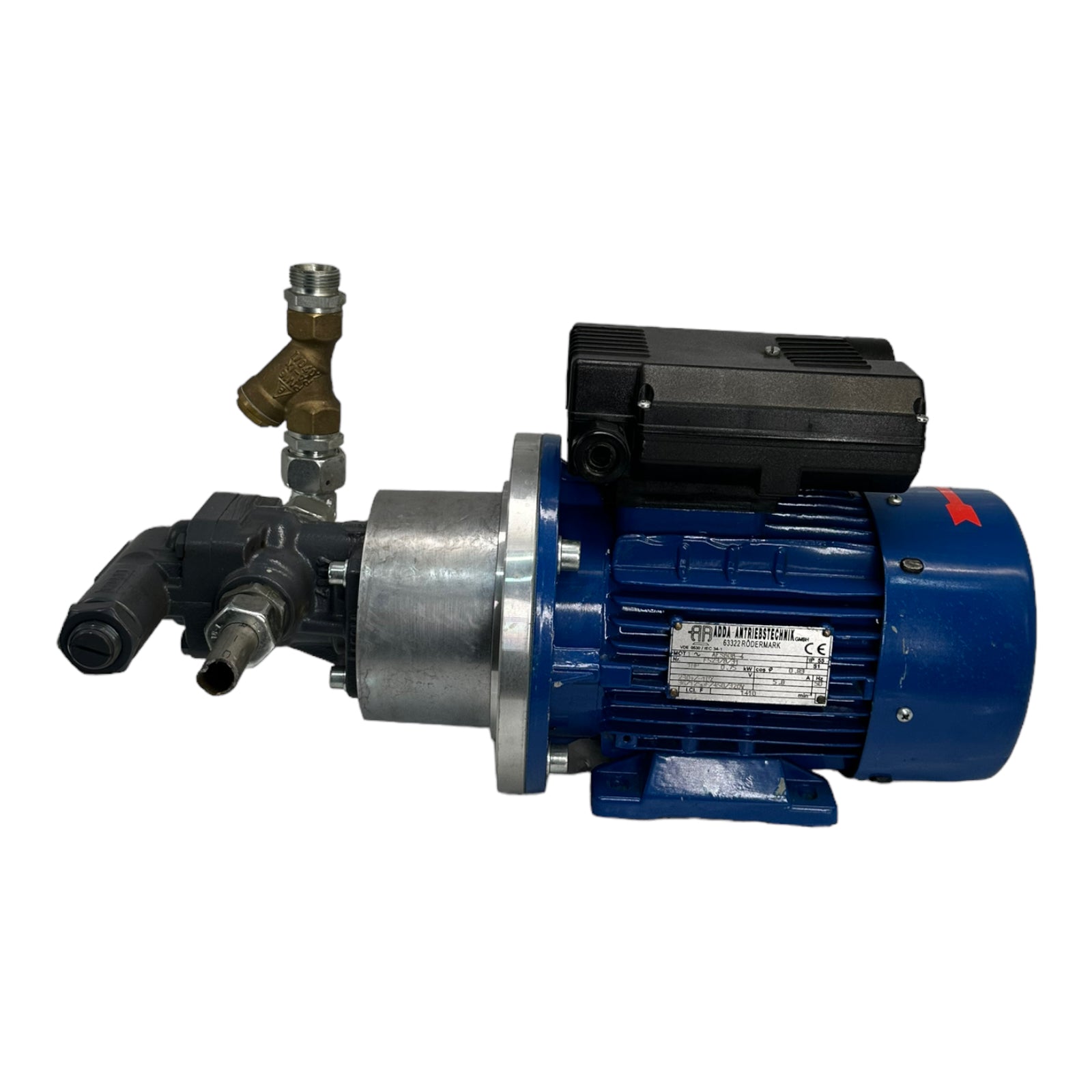 ADDA Antriebstechnik Getriebemotor 0,75kW Kracht Zahnrad Förderpumpe 6bar