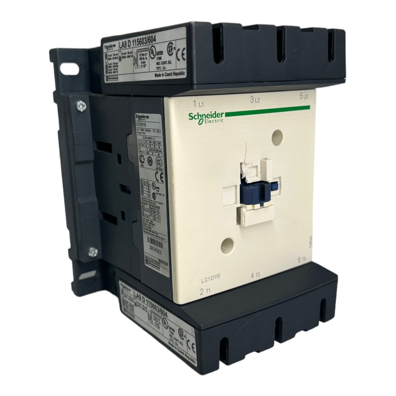 Schneider Electric LC1D115P7 / LC1D115 Leistungsschütz Schütz LA9D115603/604