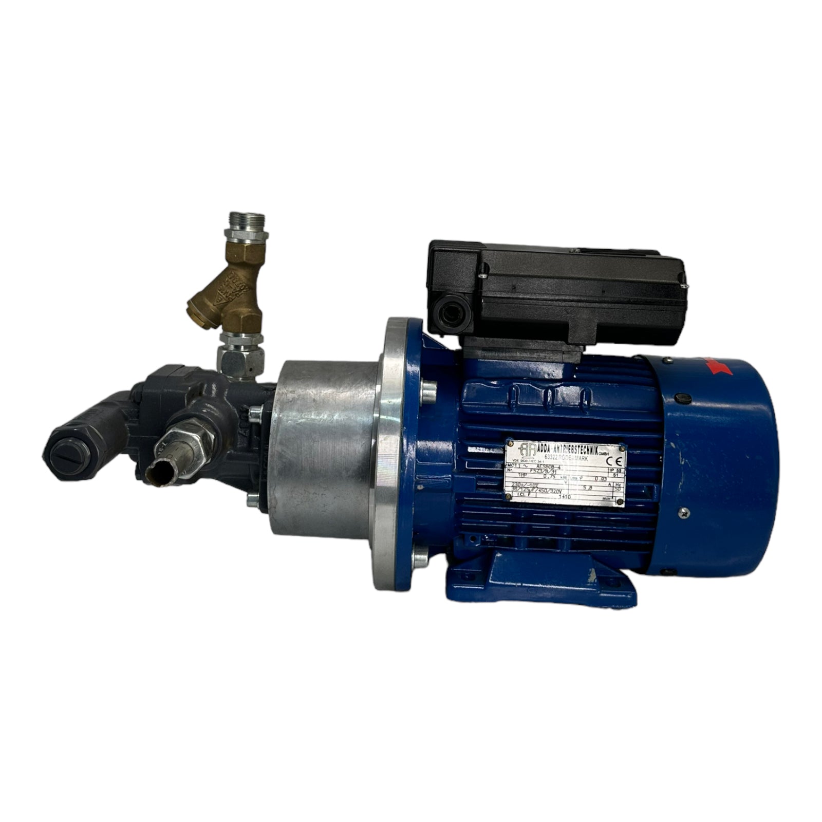 ADDA Antriebstechnik Getriebemotor 0,75kW Kracht Zahnrad Förderpumpe 6bar