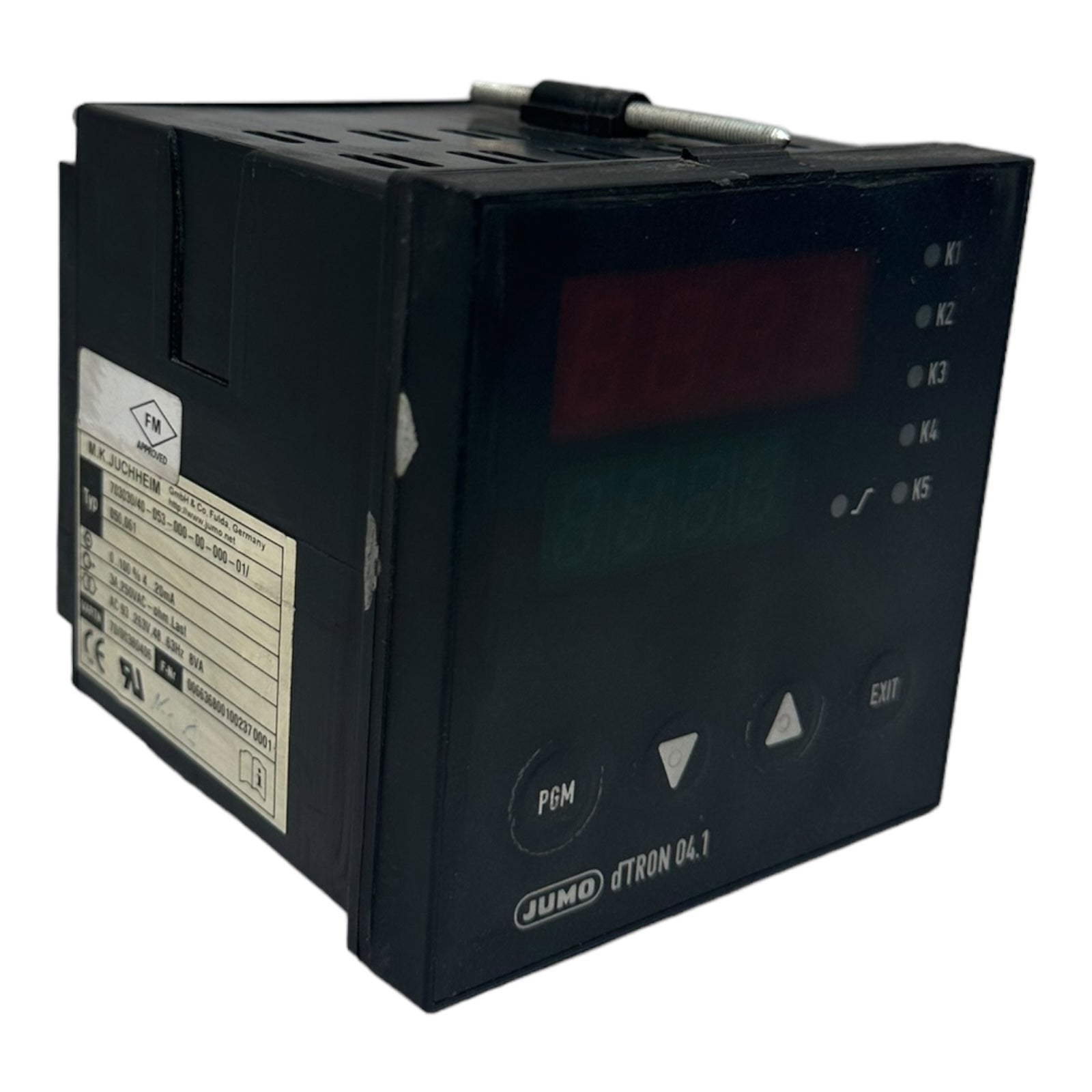 Jumo dTRON 04.1 Temperaturregler 703030/40-053-000-00, 3A, 250VAC
