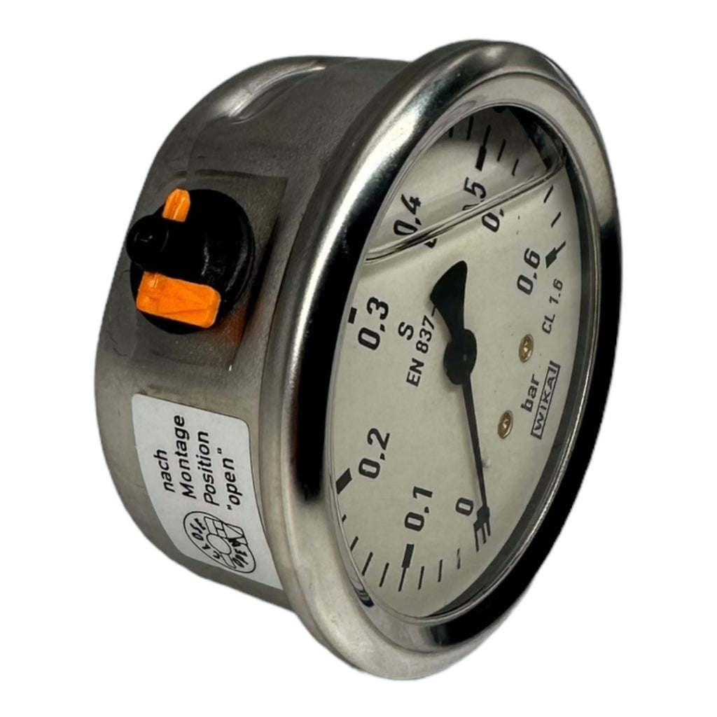 WIKA Glycerin-Manometer senkrecht, 63mm, 0 - 0,6 bar