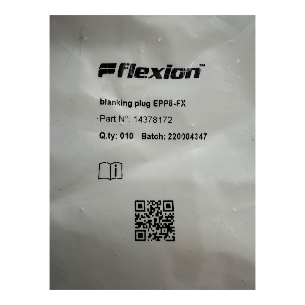 10x Flexion EPP8-FX Plastic Blanking Plug for 8mm