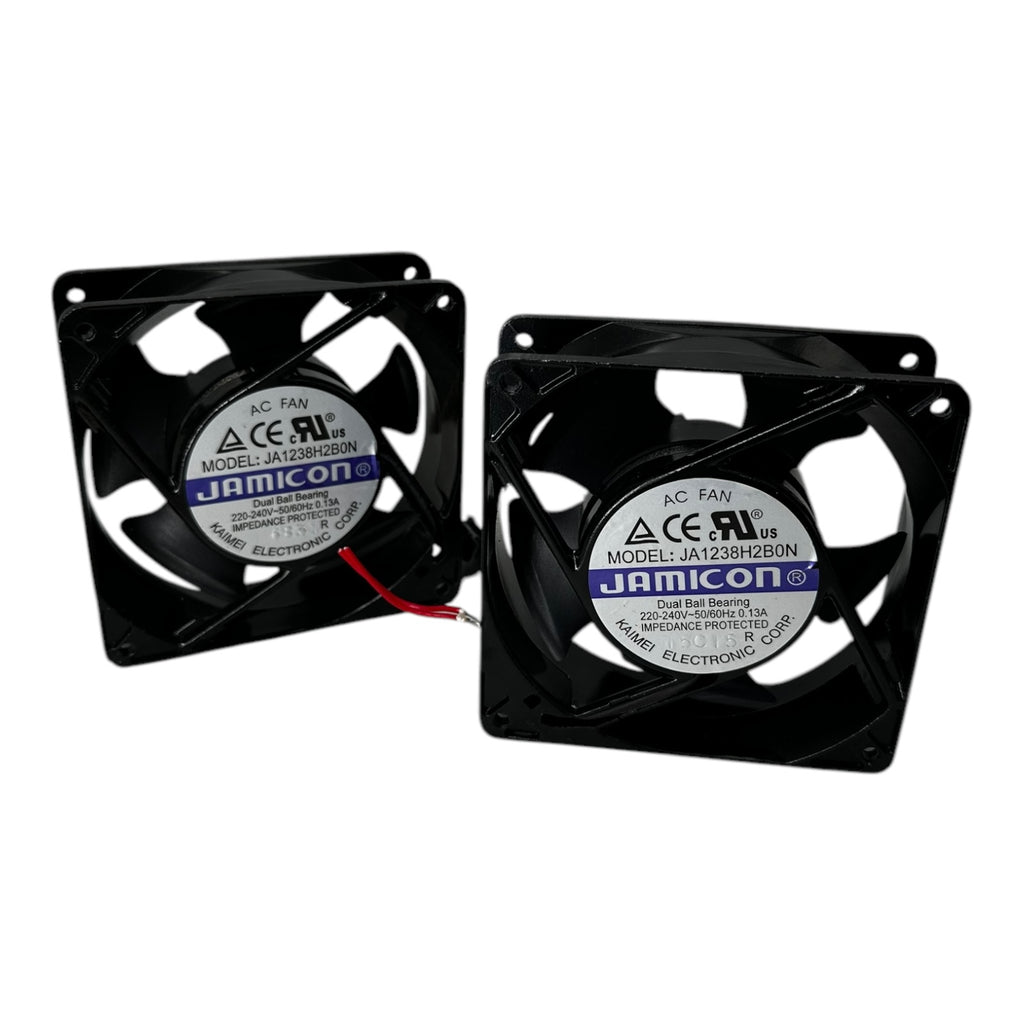 2x JAMICON JA1238H2BON Lüfter Cooling Fan 220/240V 0.13A