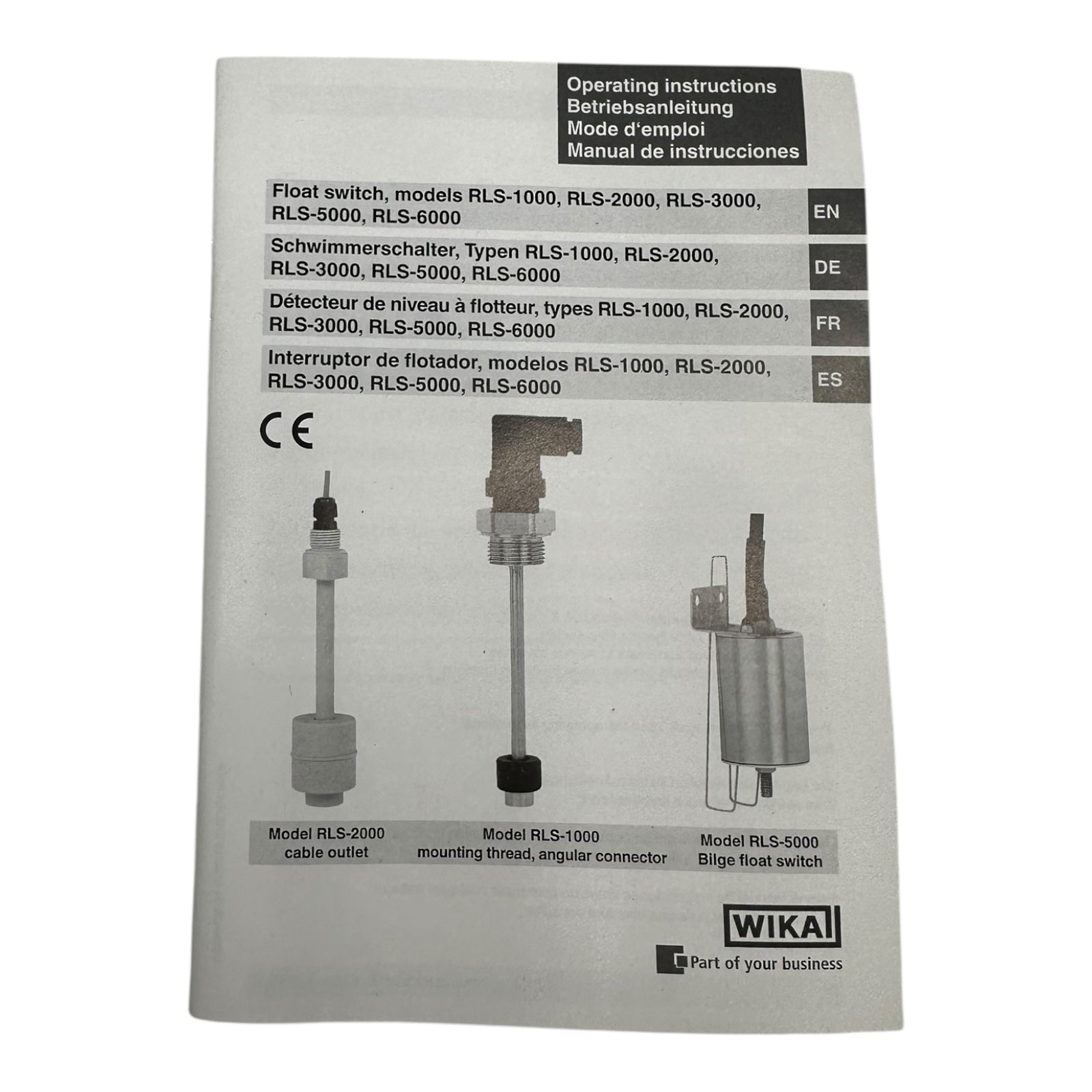WIKA 14617287 RLS-1000 Schwimmerschalter Edelstahl Füllstandsensor