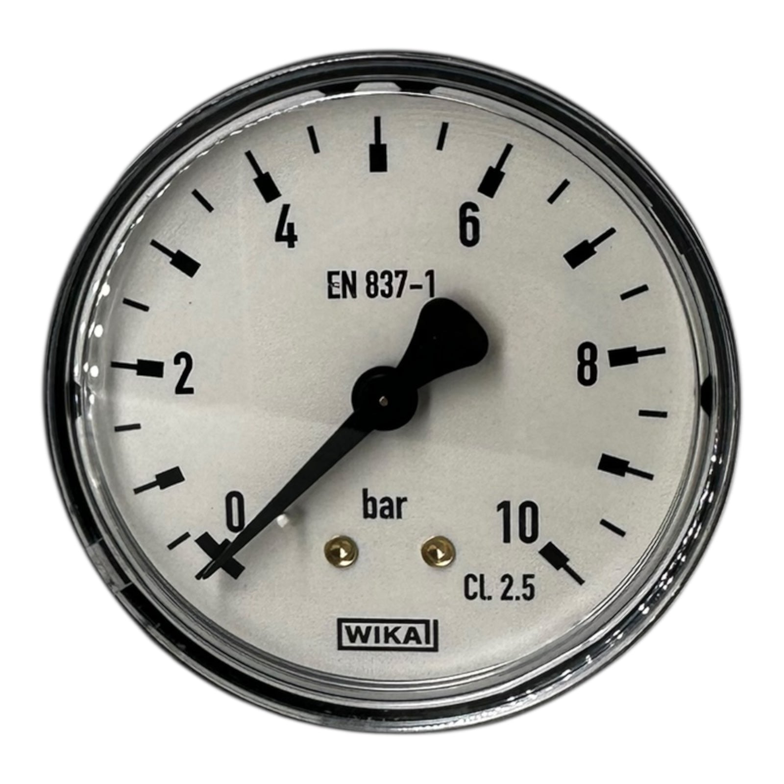WIKA EN837-1 Manometer 0–10bar CL2.5 Druckmessgerät G1/4” anschluss hinten