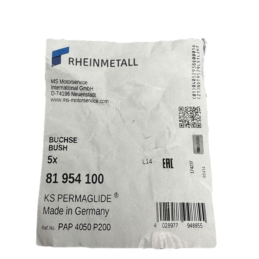 Rheinmetall 81954100 Buchse KS Permaglide PAP4050P200 5 Stück Lagerhülse