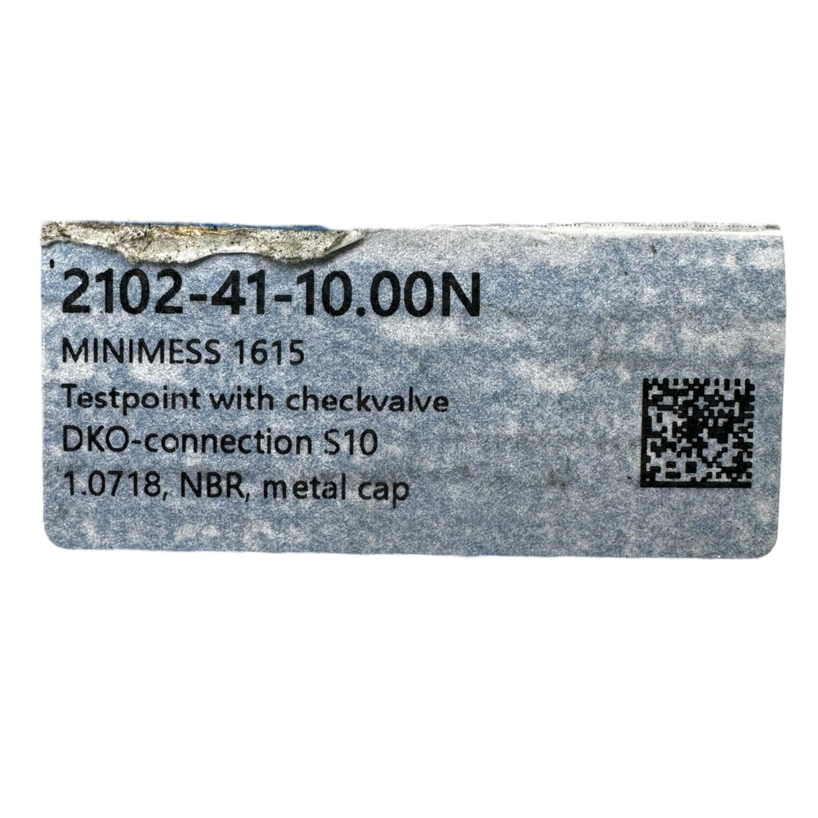 Minimess 2102-41-10.00N Testpunkt DKO S10 Rückschlagventil Metallkappe