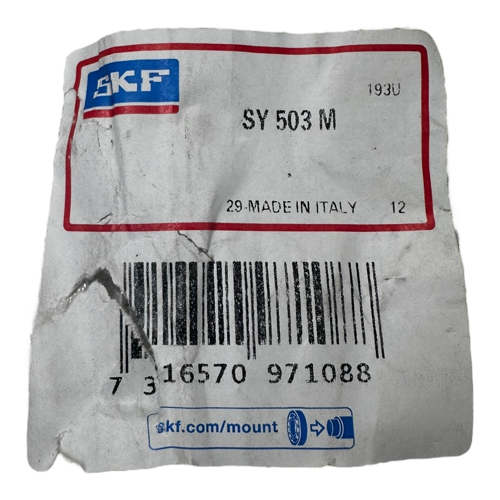SKF SY 503 M Stehlagergehäuse Gusseisen Lagerbock 2-Loch