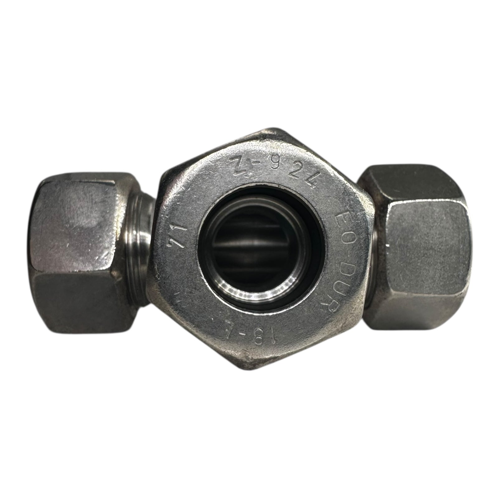 Parker EO-DUR Z-924 T-Stück Verschraubung 18-L Edelstahl Hydraulikfitting