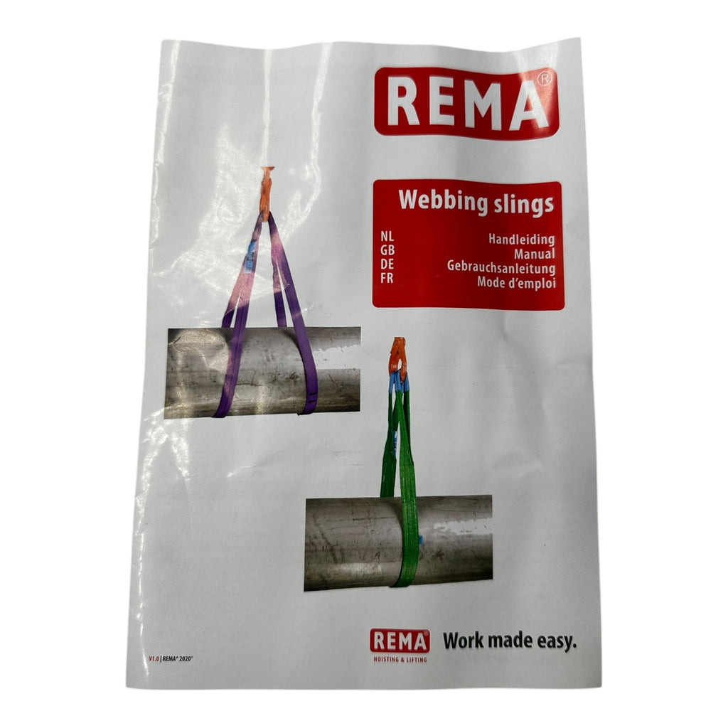 REMA 1321005 Hebeband S-5EX Rundschlinge 2m 1000kg Polyester lila