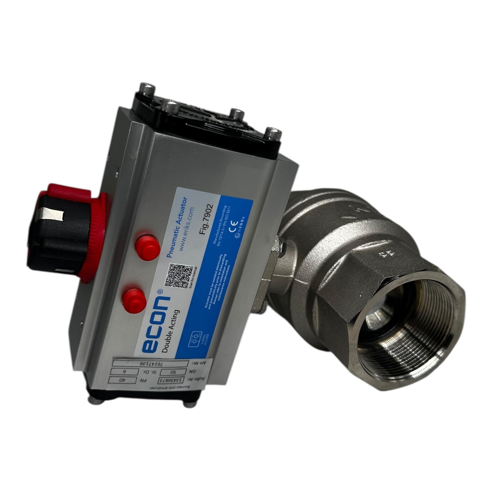Econ 53436673 Pneumatik Antrieb Fig.7902 doppeltwirkend ISO5211