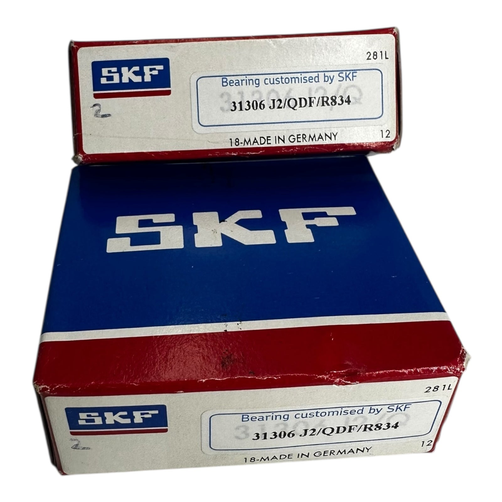 SKF 31306J2/QDF/R834 Kegelrollenlager Kugellager Satz 2 Stück