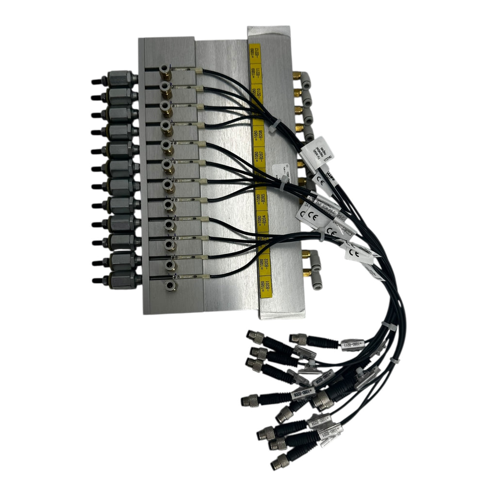 SMC CD85N12-0056 Mehrfach-Pneumatikzylinder mit Ventilinsel Sensor BMF303K