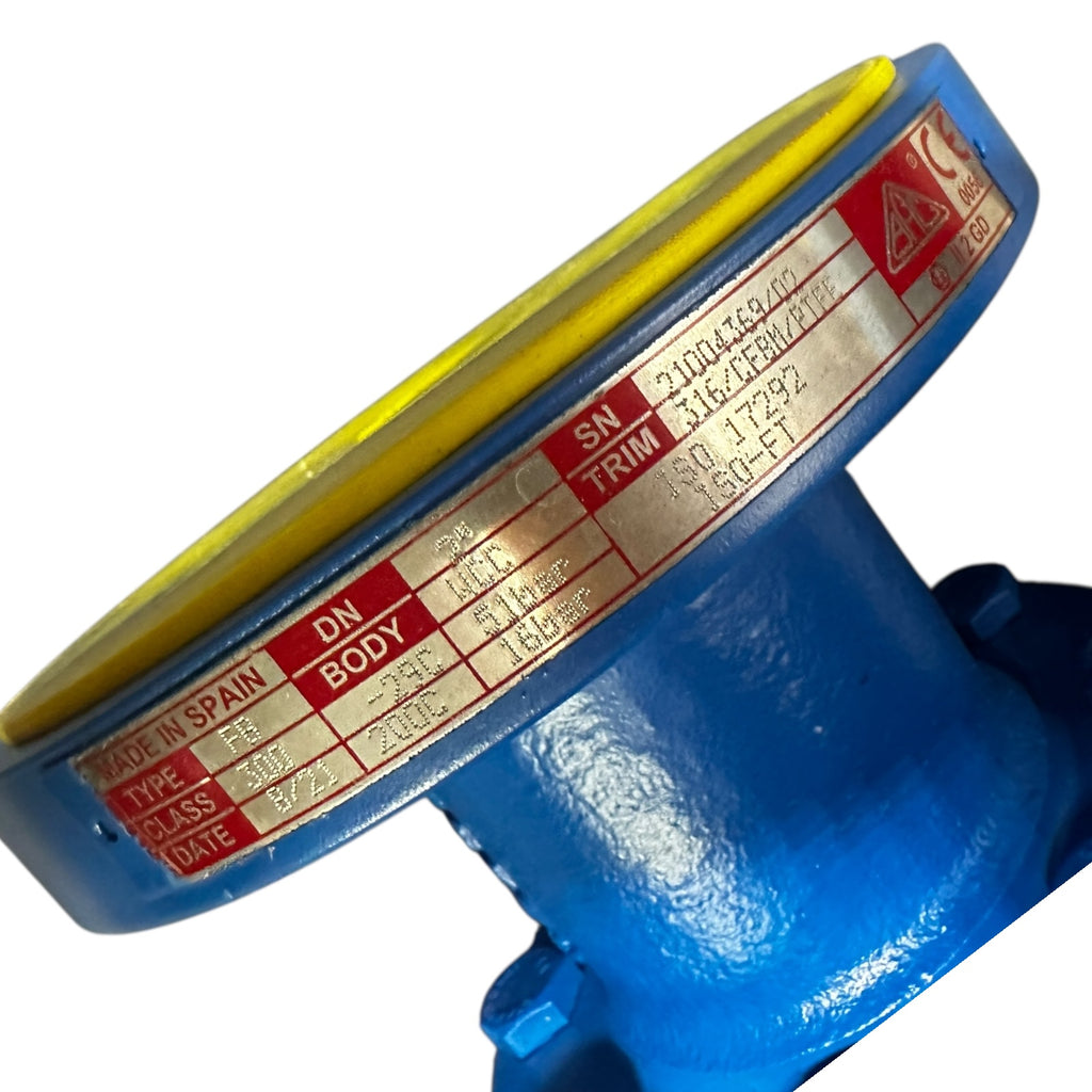 Flowserve DCP3GB1N Stellungsregler-Ventilarmatur mit pneumatischem Antrieb