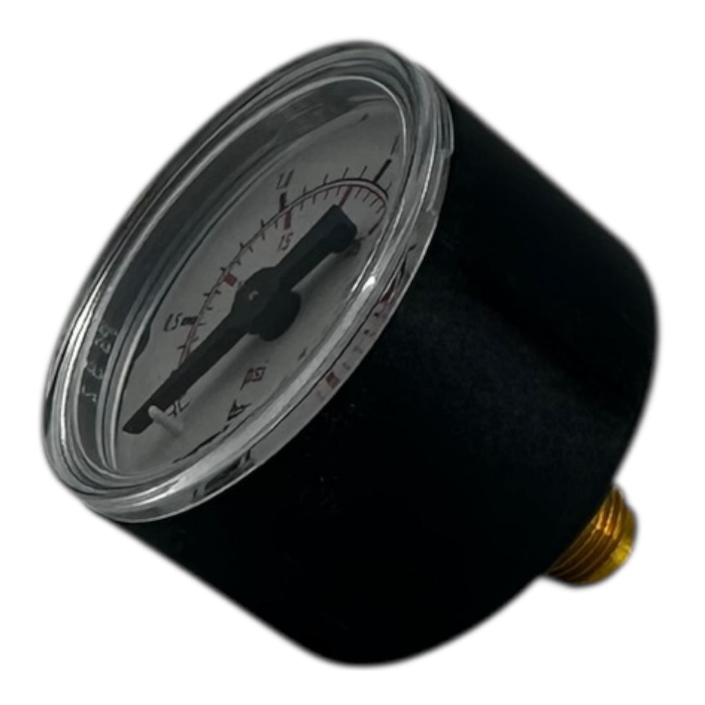 2x Riegler 111.12.040 110.43-KD Manometer Druckmesser Druckanzeige 2,5 bar G1/8B