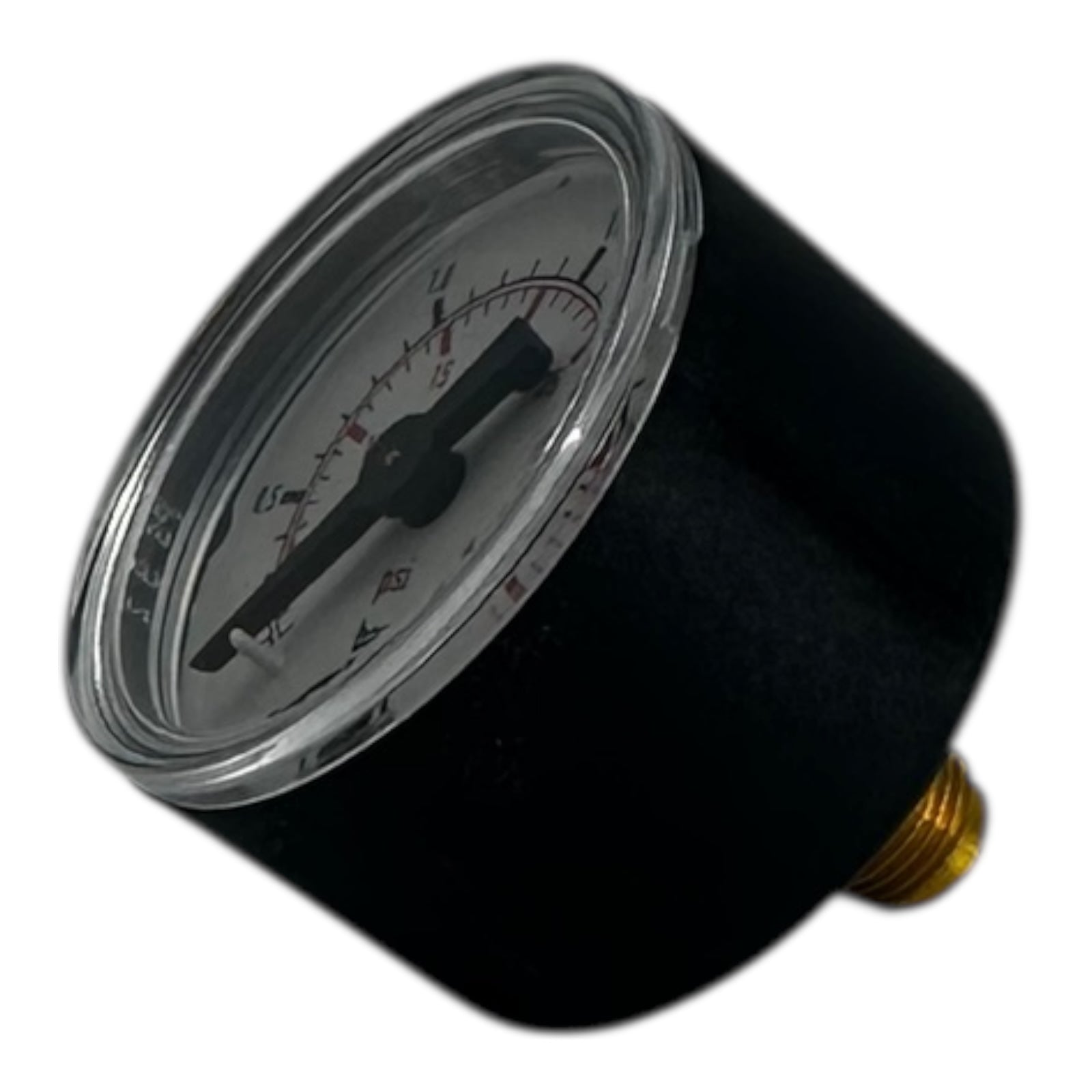 2x Riegler 111.12.040 110.43-KD Manometer Druckmesser Druckanzeige 2,5 bar G1/8B