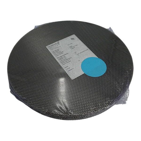25x Paco 3008504 Flachfilter rund 250mm 1,5mm Edelstahl V2A