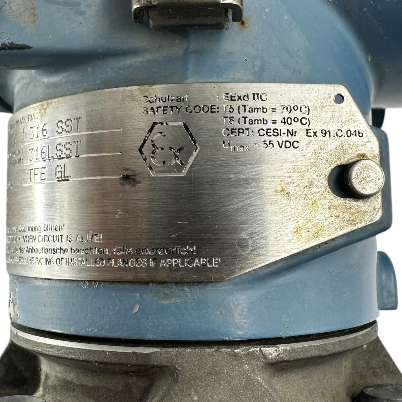 Rosemount 3051 Drucktransmitter 7245098 HART 4-20mA 250bar Edelstahl Ex
