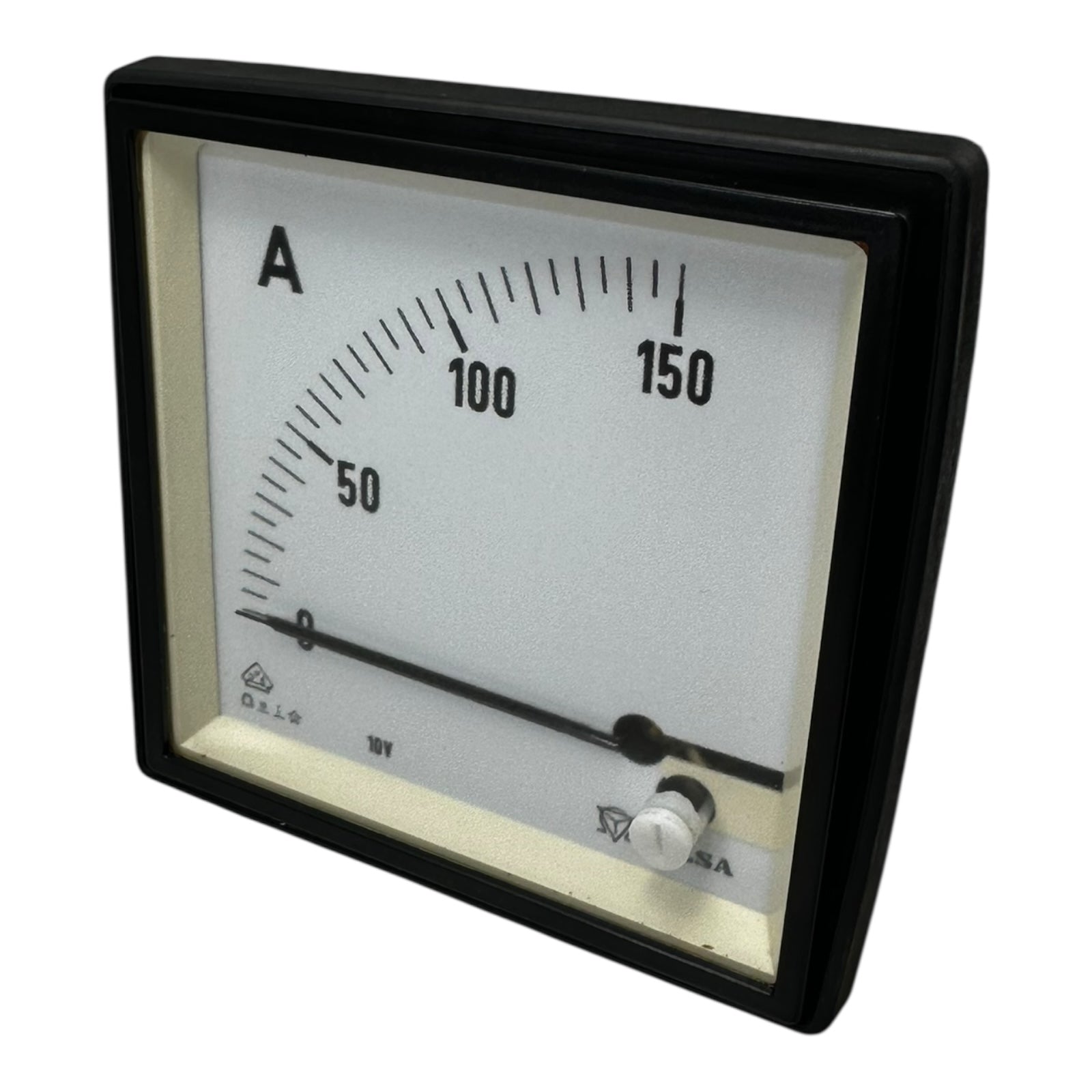 Celsa Analog Amperemeter 150A Einbaugerät 10V Strommessgerät